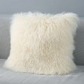 China factory wholesale 40*40cm,45*45cm,50*50cm,55*55cm,60*60cm one side two sides mongolian lamb fur pillow